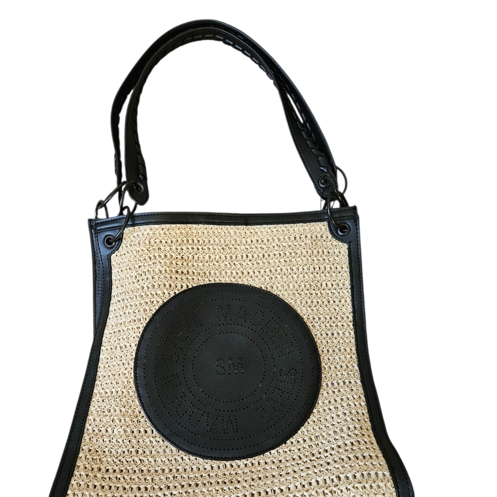 Steve Madden Black and Tan Women's Handbag